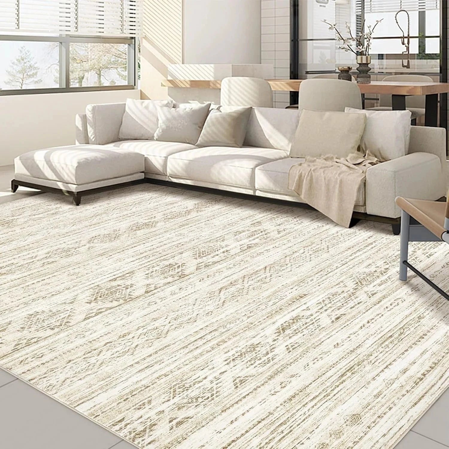 Canvanation 6 / 50x80cm Tapis De Salon Moderne - Design Aubusson, Style Européen & Américain