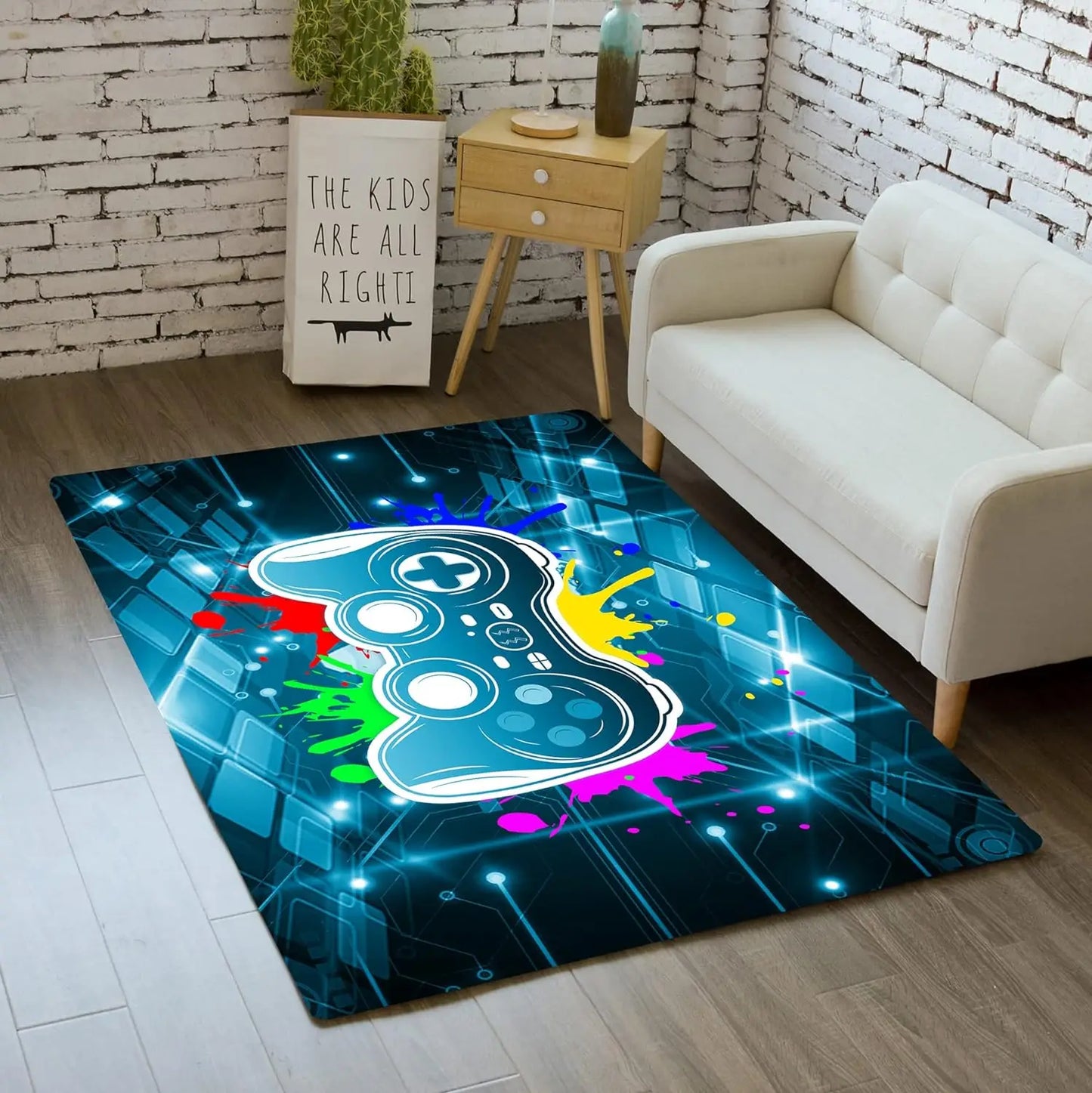 Tapis De Chambre Gamer Manette