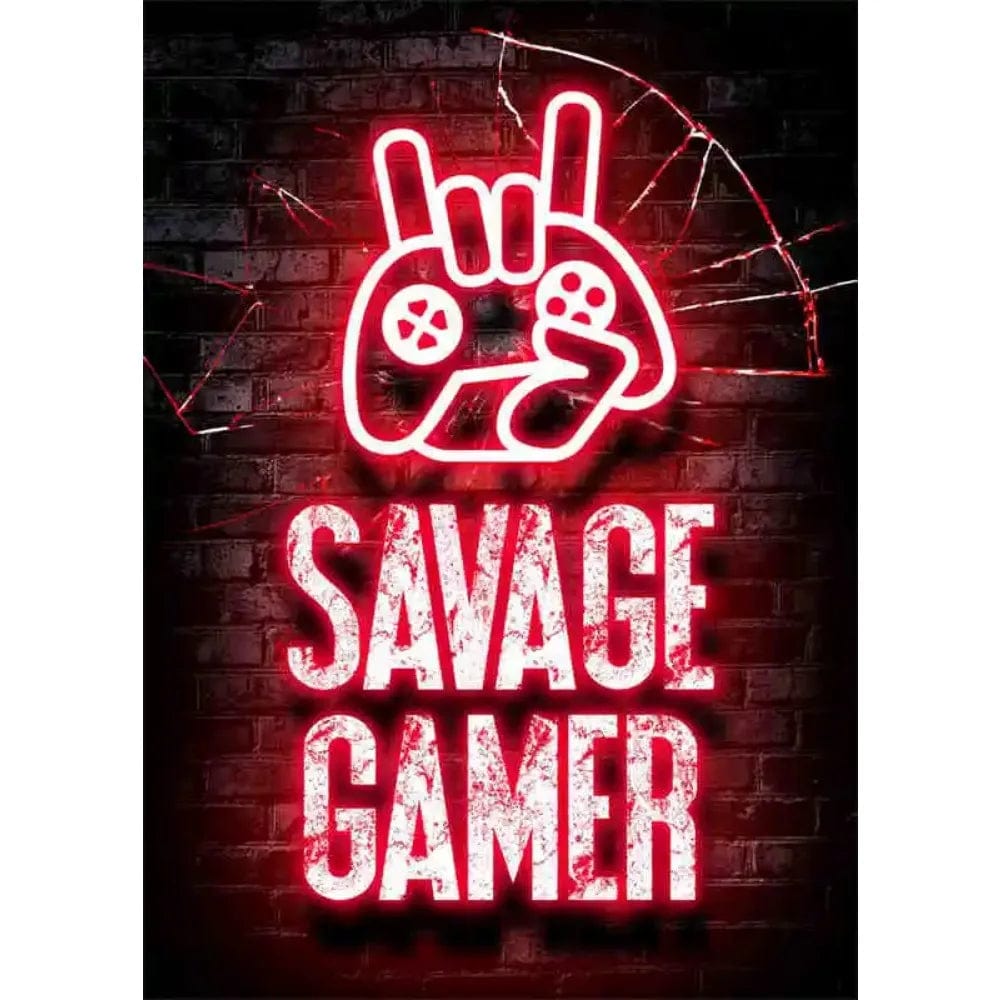 Affiche Neon Chambre Gaming