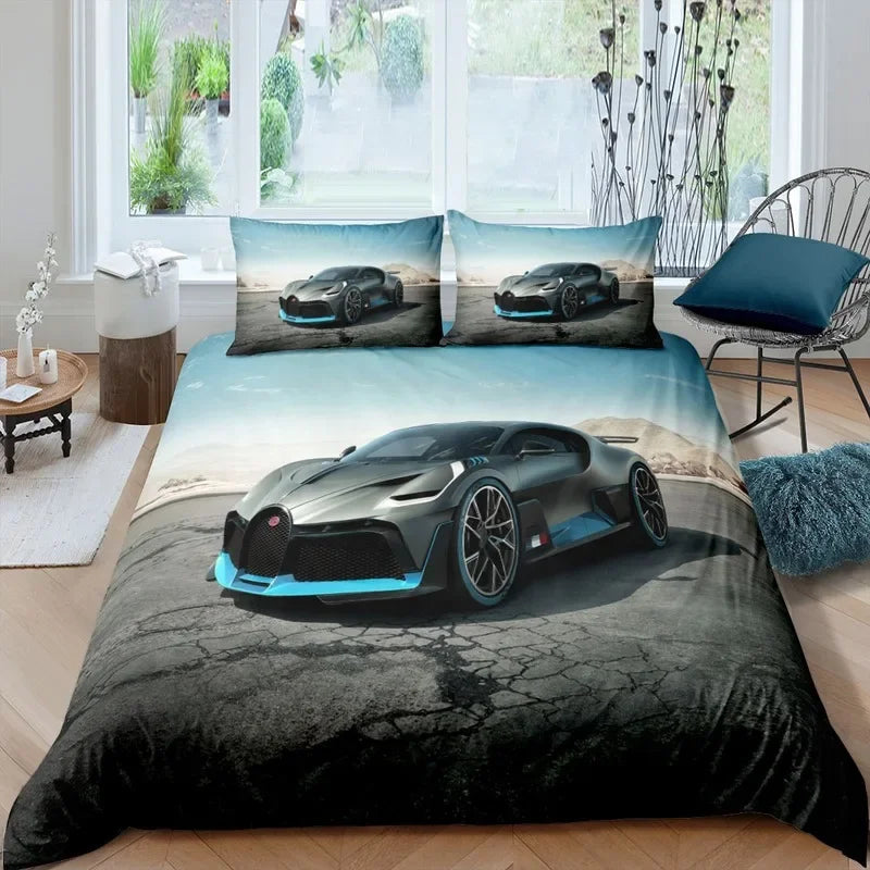 Housse De Couette - Voiture De luxe Lamborghini, Ferrari, Bugatti