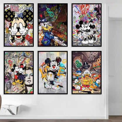 Tableau Mickey Et Minnie - Canvanation