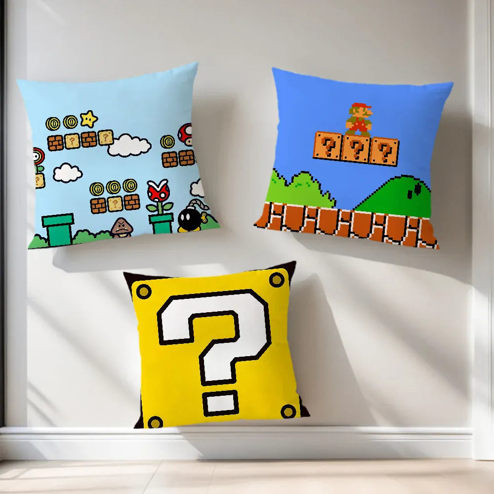 Canvanation Housse De Coussin - Motif Mario