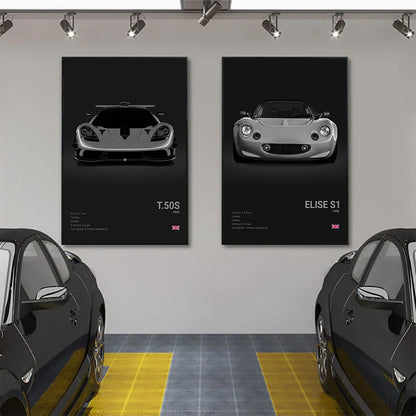 Affiche Voiture De Sport Lotus 