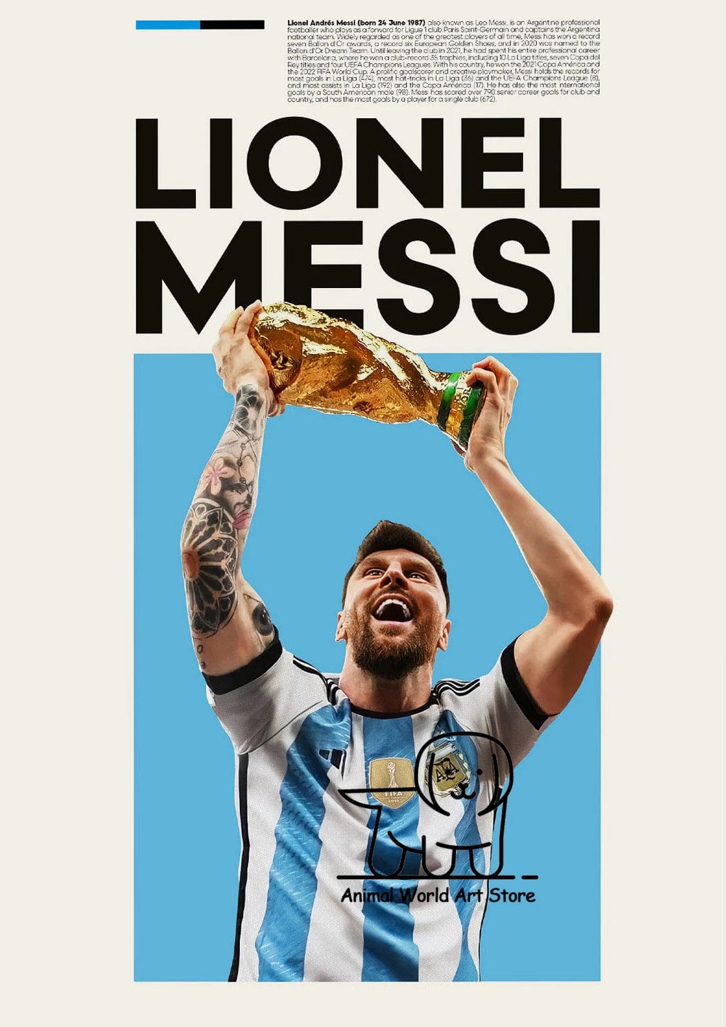 Affiche Football Joueurs Messi Et Ronaldo