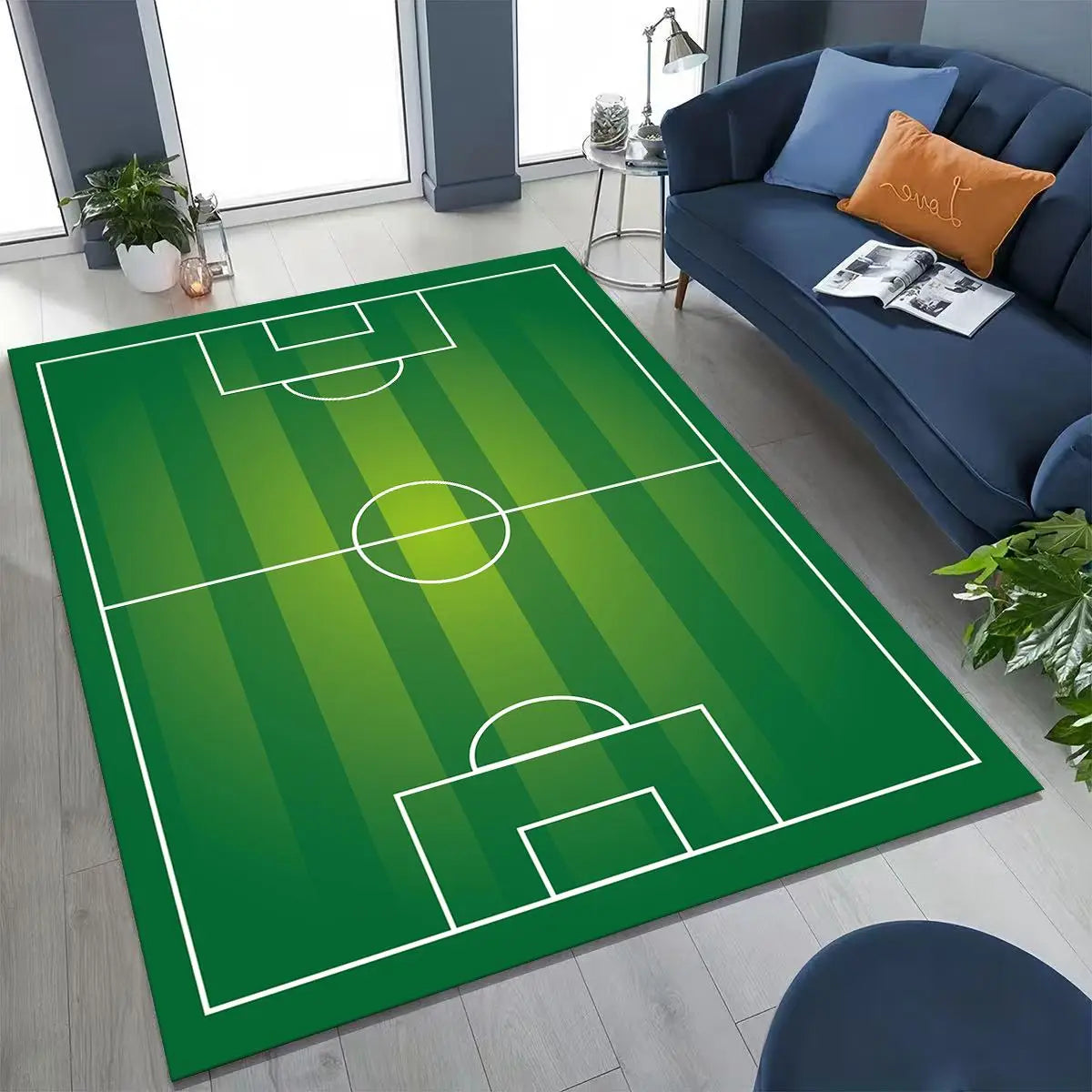 Canvanation 16 / 230x160cm( 90x62in ) Tapis De Chambre - 3D Terrain De Football Stade