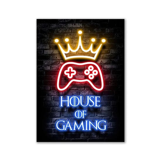 Canvanation Pattern29 / 30x40cm Affiche Chambre Gaming Zone