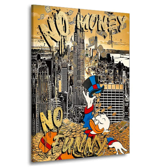 Poster Mickey No Money No Funny