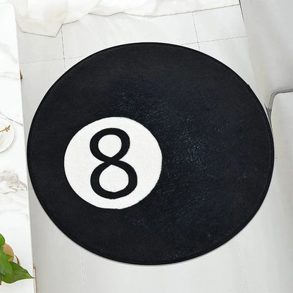 Canvanation 60x60cm / Noir Tapis De Chambre - Boule de Billard 8