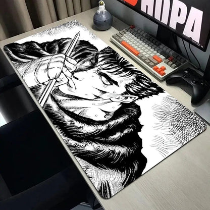Canvanation BLACK-4 / 900x400x3mm Tapis De Souris - Manga Anime