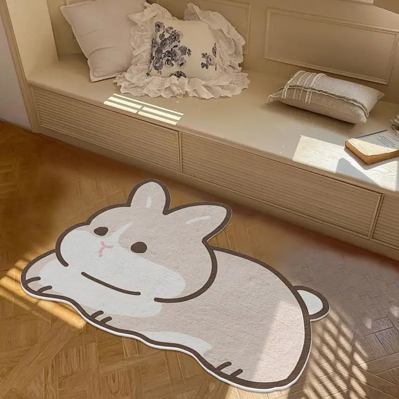 Tapis De Chambre - En Forme De Lapin