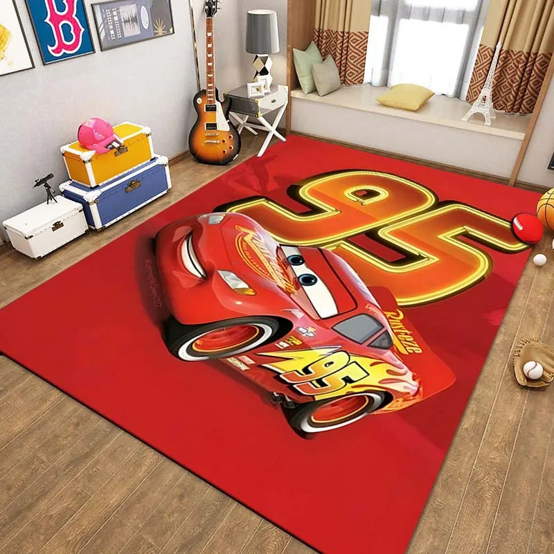 Tapis De Chambre - Cars Lightning Mcqueen