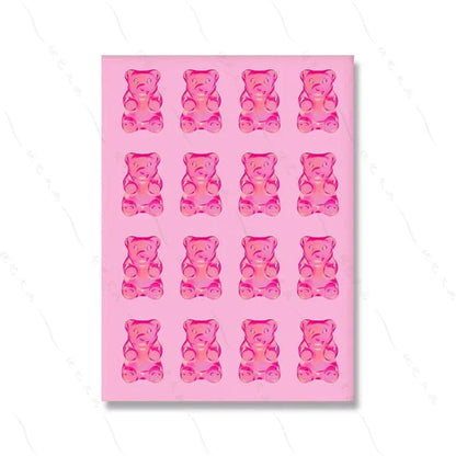Canvanation A3 30x42cm / 2 Affiche Art Abstrait Coloré