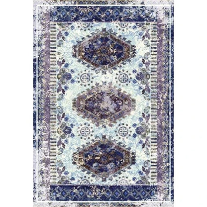 Canvanation Lint-free2 / Customizable size Tapis Berbère rectangulaire rétro moderne – Impression 3D, antidérapant & absorbant