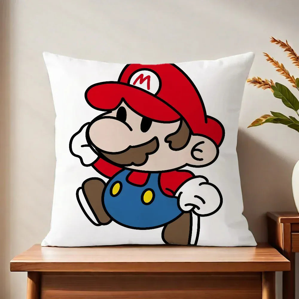 Canvanation z9 / 30x30CM(12x12in) Housse De Coussin - Motif Mario