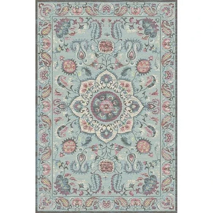 Canvanation Lint-free6 / 80x160cm 31.5x63in Tapis Berbère rectangulaire rétro moderne – Impression 3D, antidérapant & absorbant