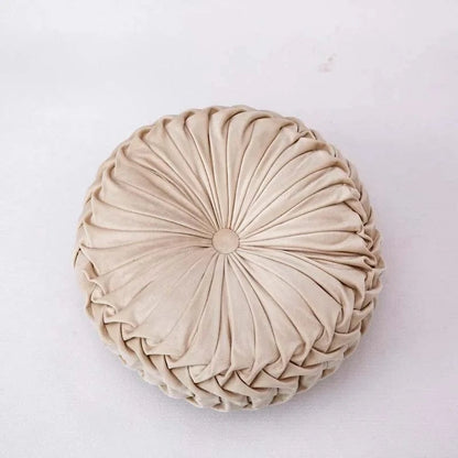 Canvanation Beige-A / 35x35x10cm Coussin Fleurs