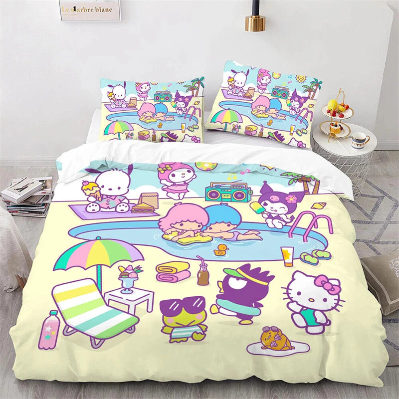 Housse De Couette - Kawai Hello Kitty