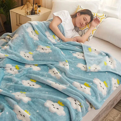 Canvanation Couverture en Polaire Corail – Ultra Chauffante