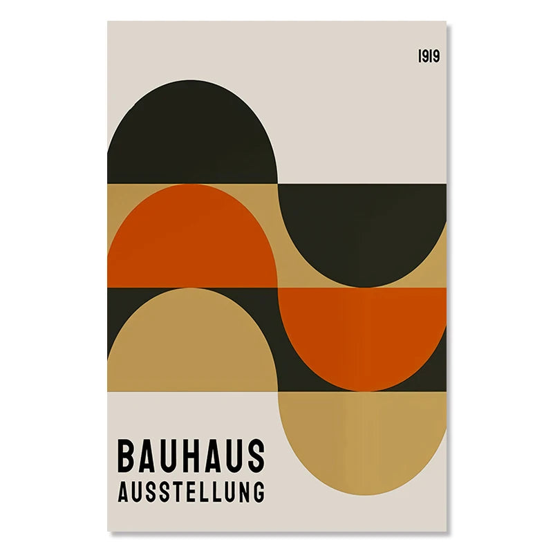 Affiche Peinture Moderne Bauhaus