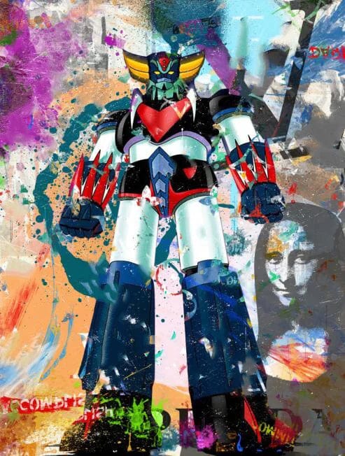 Canvanation PF7853 / 40x50cm Poster Robots Street Art