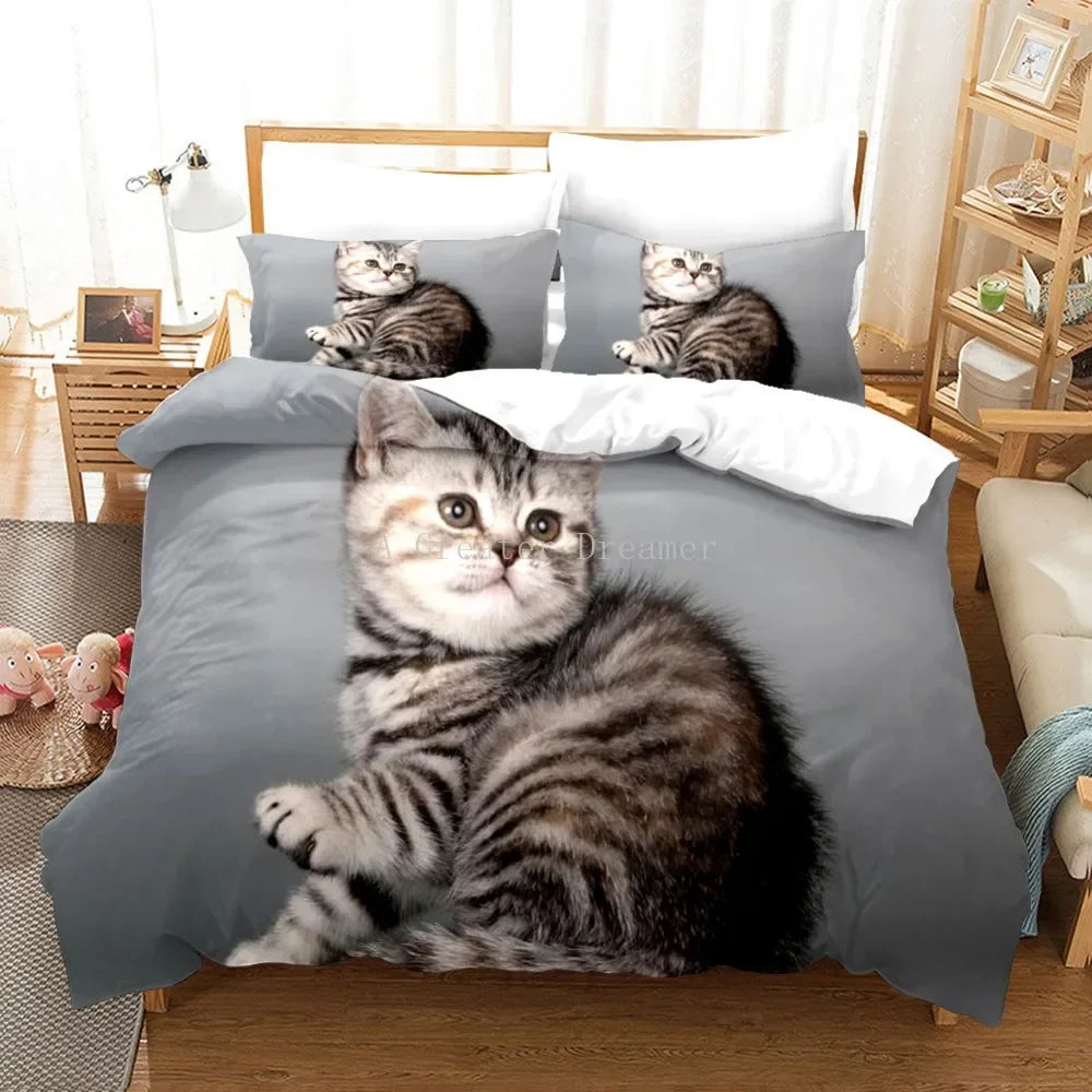 Housse De Couette - 3D Cute Chat