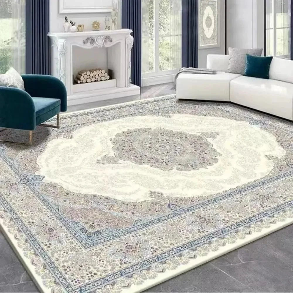 Canvanation 01 / 160x230cm Tapis de Salon Perse – Tissu Luxe, Design Raffiné