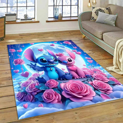Canvanation Tapis De Chambre - 3D HD Stitch Kawaii