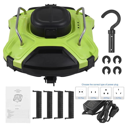 Canvanation EU / GERMANY Robot de Nettoyage de Piscine Sans Fil - Nettoyeur Automatique à Double Moteur et Étanchéité IPX8