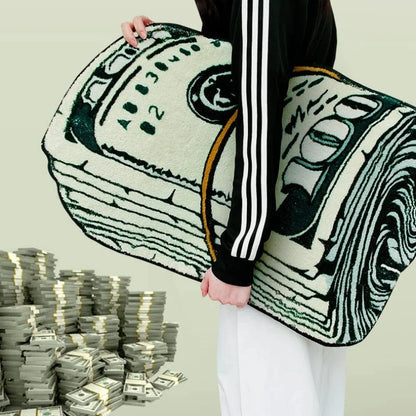 Canvanation ZY009 / 50x80cm Tapis De Chambre - Billets De Dollars