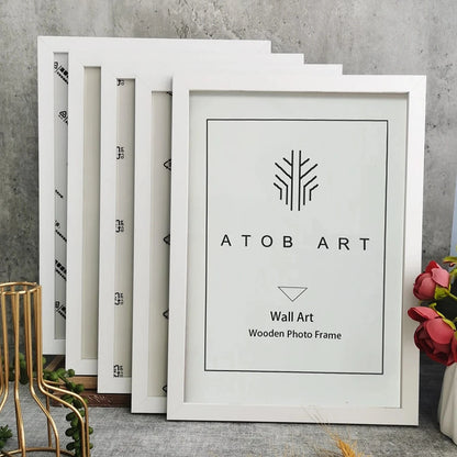 Canvanation Cadre Blanc / 10X15cm(4X6inch) Cadre Photo en Bois Rustique