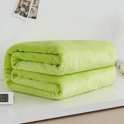 Canvanation Vert / 70x100cm 28x39inch Couverture Polaire Douce