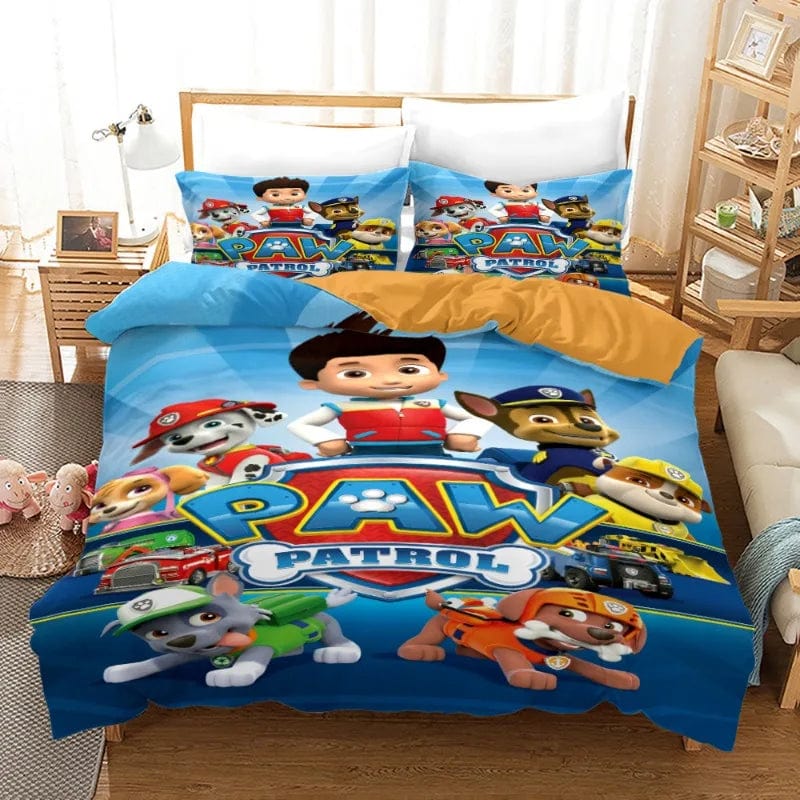 Canvanation 1 / EU Twin 135x200cm Housse De Couette - Paw Patrols Enfant 18 Couleurs