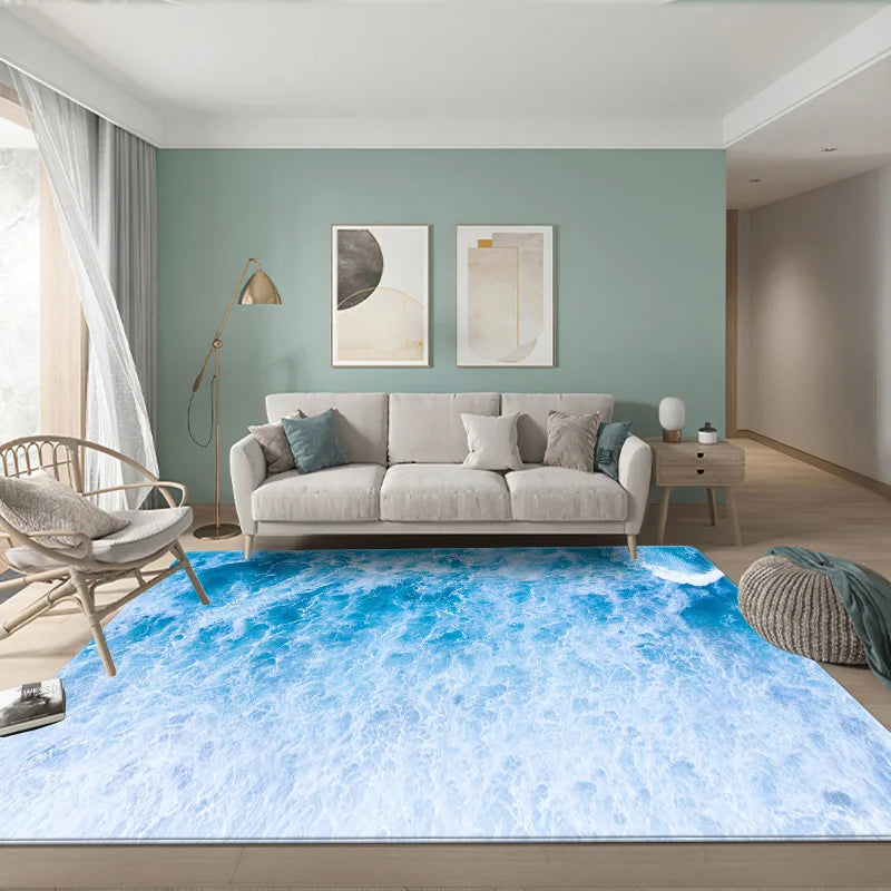 Tapis De Chambre - 3D Thème Mer