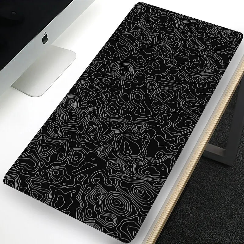 Tapis De Souris - XXL Liquide 900x400 cm noir et blanc 