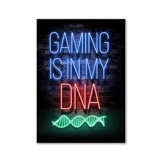 Canvanation Pattern16 / 30x40cm Affiche Chambre Gaming Zone