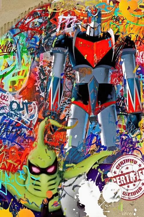 Canvanation PF20439 / 40x50cm Poster Robots Street Art