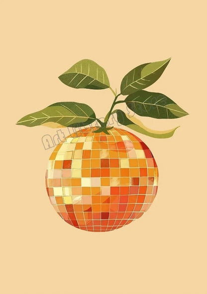 Canvanation 30X45cm / 5 Affiche Fruits Retro