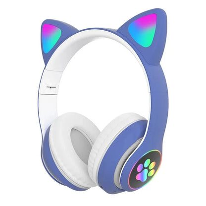 Canvanation Bleu / CHINA Casque Oreilles de Chat LED