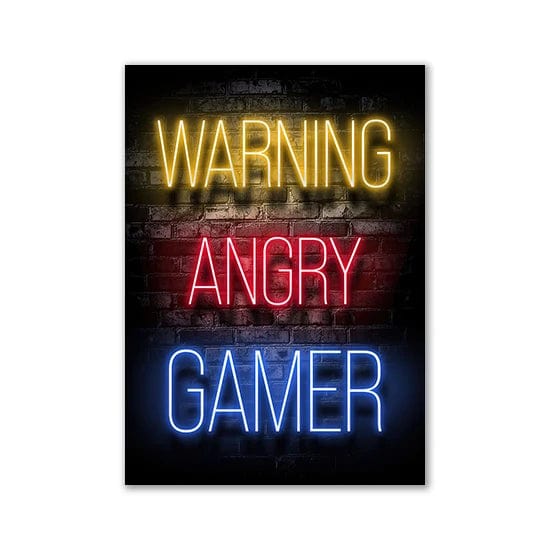 Canvanation Pattern30 / 30x40cm Affiche Chambre Gaming Zone