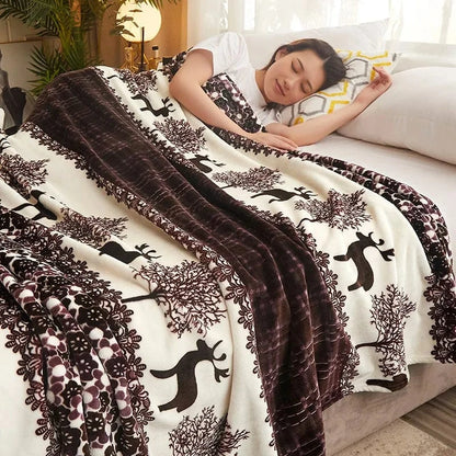 Canvanation G / 200x230cm Couverture en Polaire Corail – Ultra Chauffante