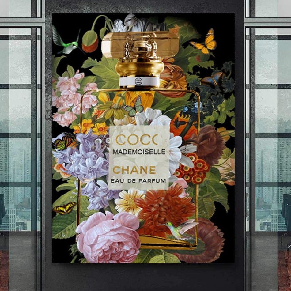 Canvanation Affiche Chanel Parfum Vintage