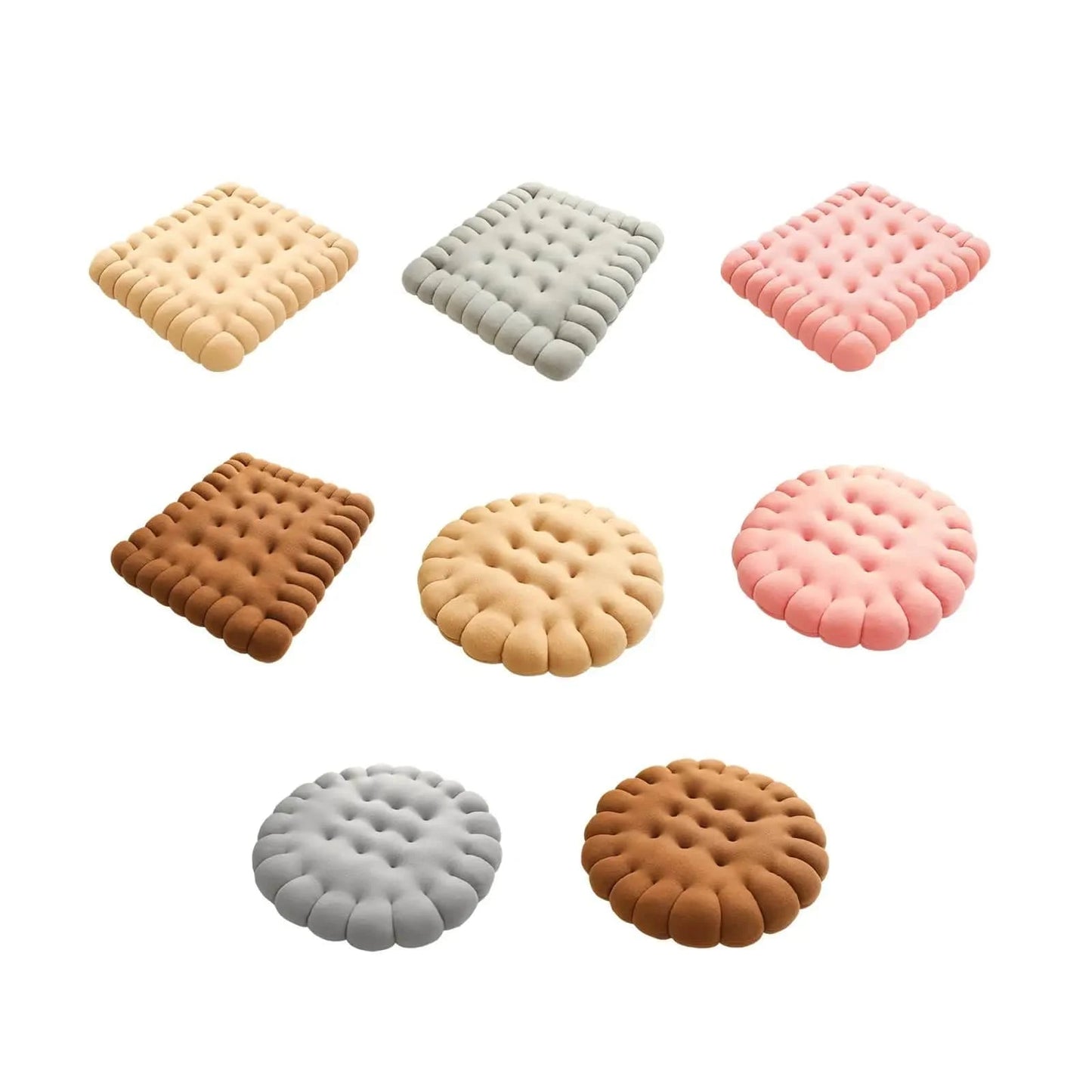 Canvanation Coussin en forme de biscuit