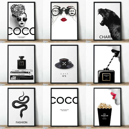 Canvanation Affiche Marque De Luxe Coco