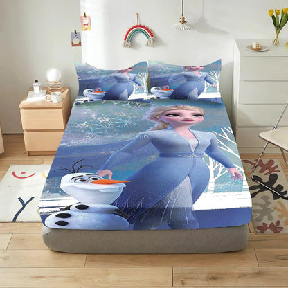 Canvanation Housse de Couette Frozen - Un Voyage Magique au Coeur de l'Hiver