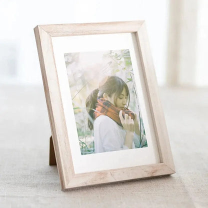 Canvanation Vieux Blanc / A4 21X30cm Cadre Photo en Bois Rustique