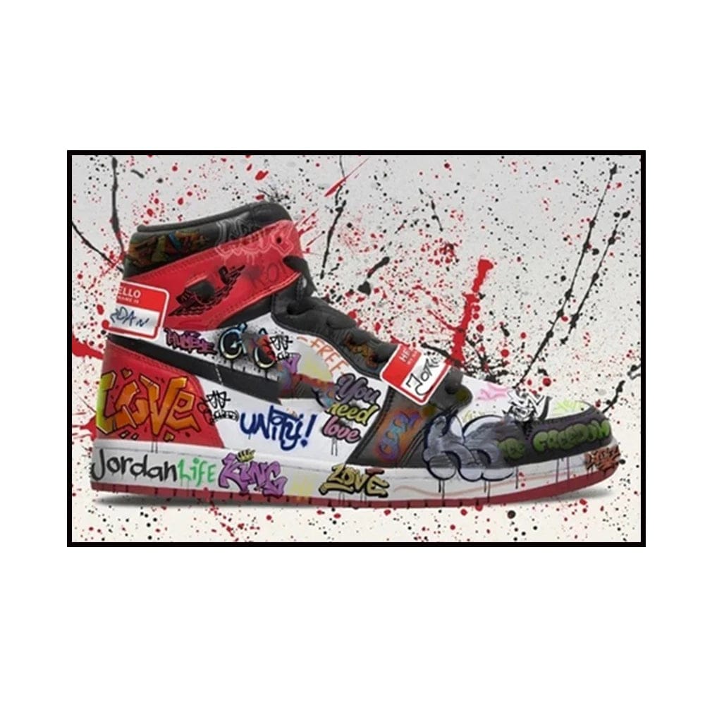 Canvanation 40X60CM Affiche Street Art Nike Air Jordan