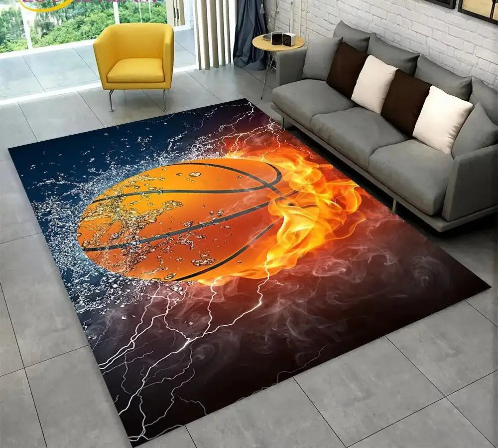 Canvanation 7 / 80x120cm Tapis De Chambre - Terrain De Basketball