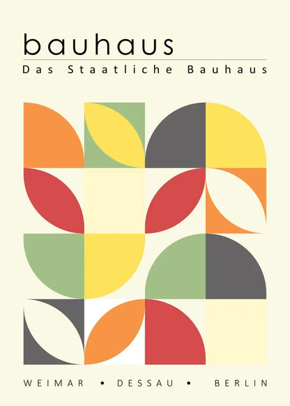 Affiche Abstraite Moderne Bauhaus