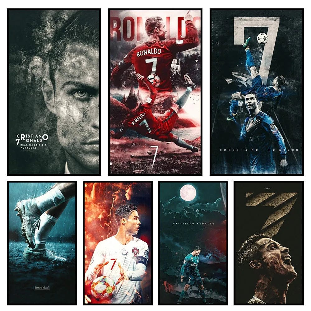 Affiche Football Star CR7 Ronaldo