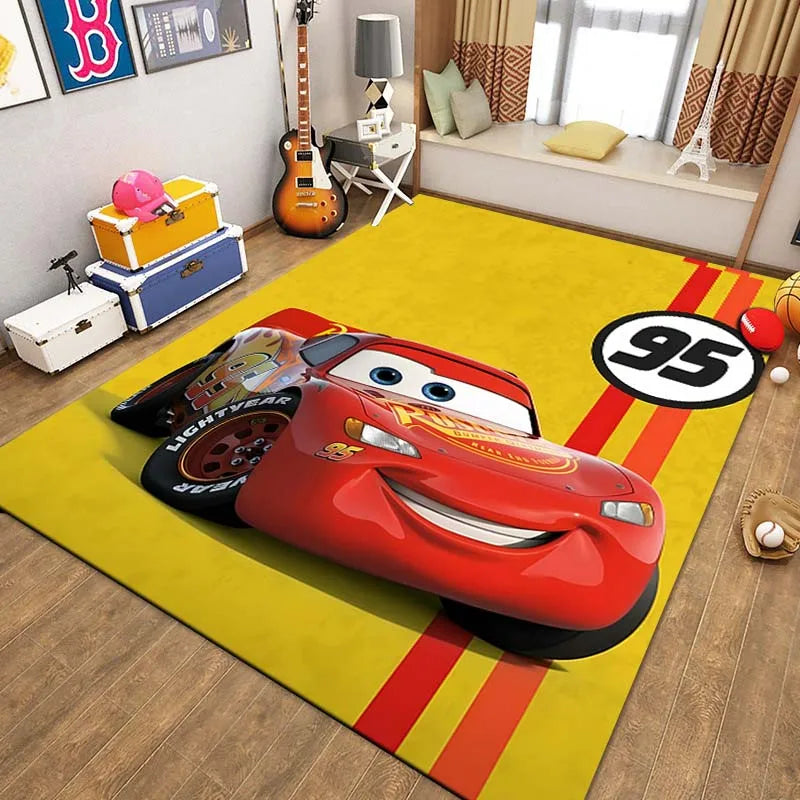 Tapis De Chambre - Cars Lightning Mcqueen